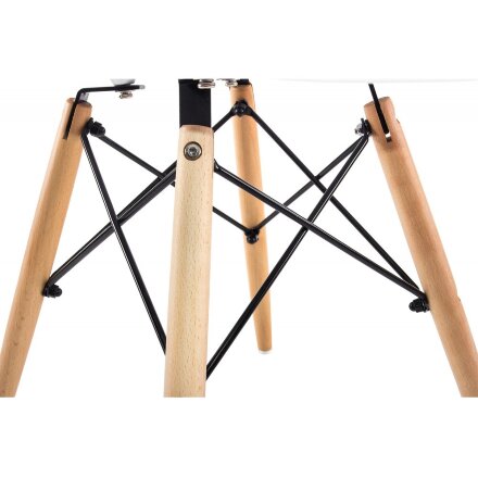 Стул деревянный Eames PC-015 белый 