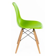 Стул деревянный Eames PC-015 зеленый