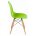 Стул деревянный Eames PC-015 зеленый 