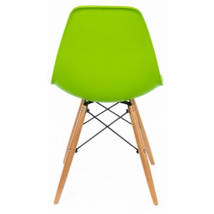 Стул деревянный Eames PC-015 зеленый 