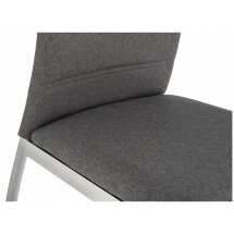 Стул на металлокаркасе Okus grey fabric