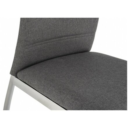Стул на металлокаркасе Okus grey fabric 