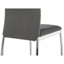 Стул на металлокаркасе Okus grey fabric