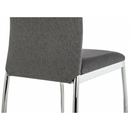Стул на металлокаркасе Okus grey fabric 