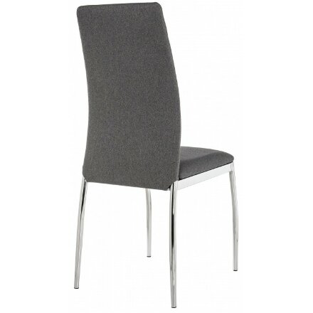Стул на металлокаркасе Okus grey fabric 