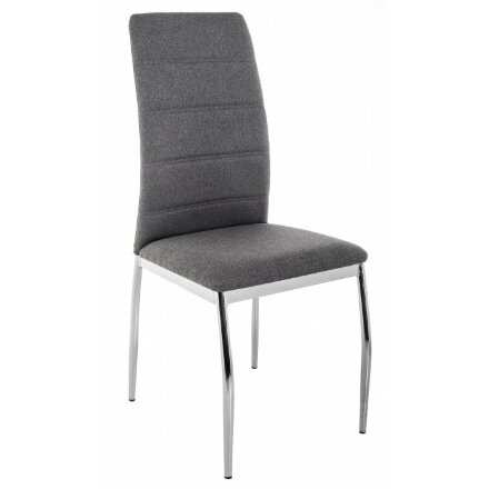 Стул на металлокаркасе Okus grey fabric 