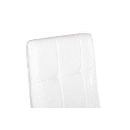 Стул на металлокаркасе F68-A white crocodile 