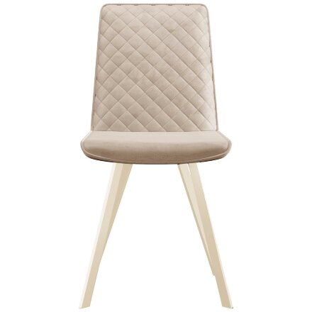 Стул DikLine 202 B03 BEIGE/ ножки крем 