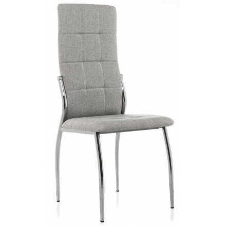 Стул на металлокаркасе Farini light grey / grey fabric 