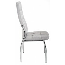 Стул на металлокаркасе Farini light grey / grey fabric