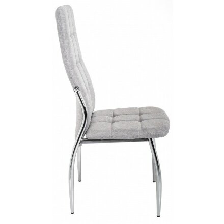 Стул на металлокаркасе Farini light grey / grey fabric 