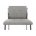 Стул на металлокаркасе Farini light grey / grey fabric 