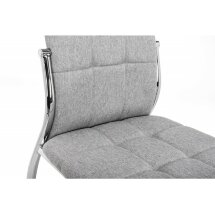 Стул на металлокаркасе Farini light grey / grey fabric
