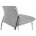 Стул на металлокаркасе Farini light grey / grey fabric 
