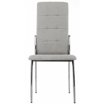 Стул на металлокаркасе Farini light grey / grey fabric 