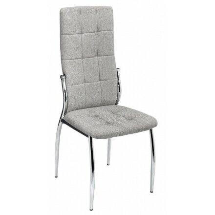 Стул на металлокаркасе Farini light grey / grey fabric 