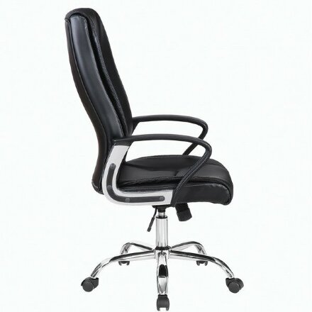 Кресло офисное BRABIX &quot;Forward EX-570&quot;, хром, экокожа, черное, 531837 Черный