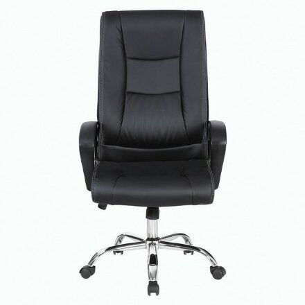 Кресло офисное BRABIX &quot;Forward EX-570&quot;, хром, экокожа, черное, 531837 Черный