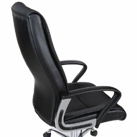 Кресло офисное BRABIX &quot;Forward EX-570&quot;, хром, экокожа, черное, 531837 Черный