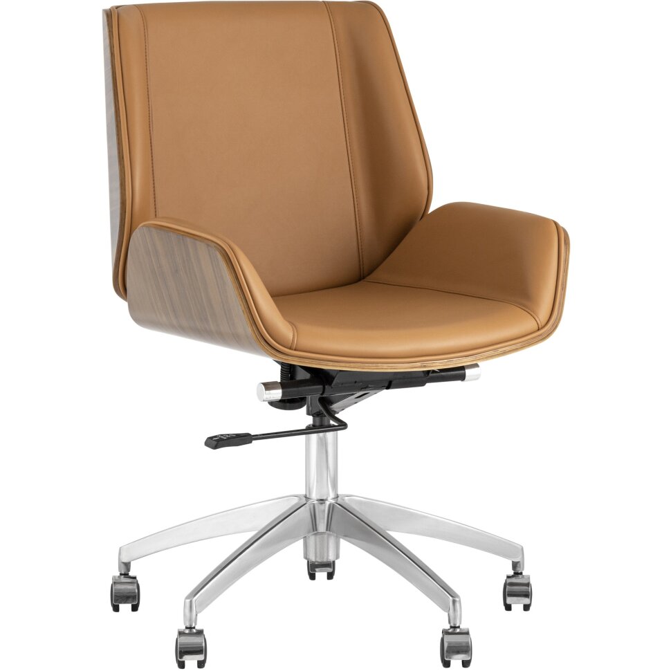 Кресло офисное TopChairs TopChairs Crown NEW, коричневое УЦЕНКА Кресло офисное TopChairs TopChairs Crown NEW, коричневое УЦЕНКА