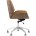 Кресло офисное TopChairs TopChairs Crown NEW, коричневое УЦЕНКА 