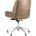 Кресло офисное TopChairs TopChairs Crown NEW, коричневое УЦЕНКА 