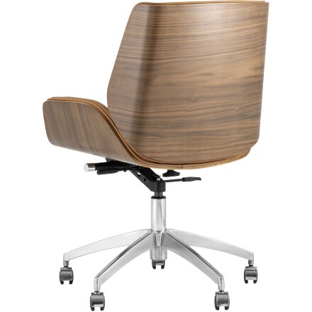 Кресло офисное TopChairs TopChairs Crown NEW, коричневое УЦЕНКА 