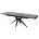 Керамический стол Forio 160 matt black marble sintered stone / black 