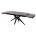Керамический стол Forio 160 matt black marble sintered stone / black 