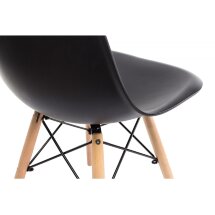 Стул деревянный Eames PC-015 черный