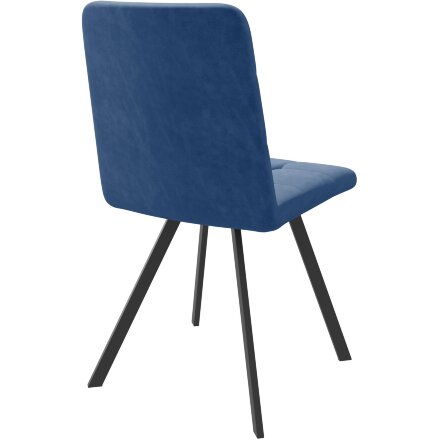 Стул DikLine 281PRO B8 BLUE, ножки черные 