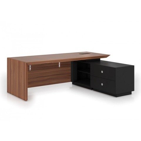 NTM 22A (T) Стол письменный с тумбой Teko + Шпон Walnut TA32A (Лиственница) Teco+ орех NTM 22A (T) Стол письменный с тумбой Teko + Шпон Walnut TA32A (Лиственница) Teco+ орех