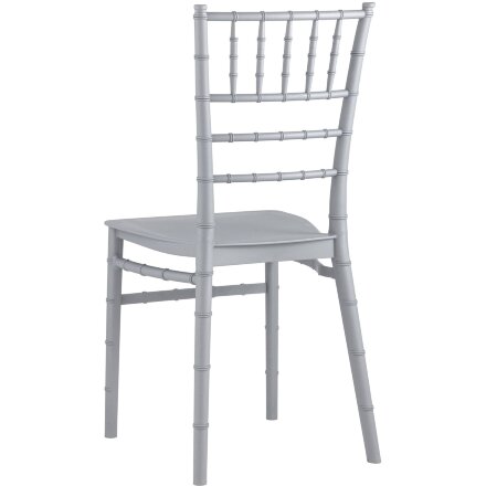 Стул Chiavari (Кьявари) пластик серебряный 