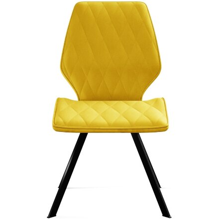 Стул DikLine 242M B16 YELLOW/ ножки черные 