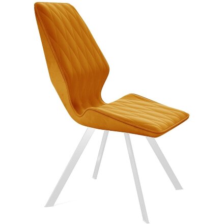 Стул DikLine 242M B17 TERRACOTTA/ ножки белые 