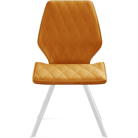 Стул DikLine 242M B17 TERRACOTTA/ ножки белые 