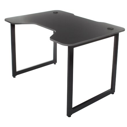 Стол игровой Бюрократ Knight Table L Black столешница ДСП черный каркас черный металл 