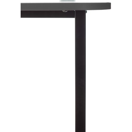 Стол игровой Бюрократ Knight Table L Black столешница ДСП черный каркас черный металл 