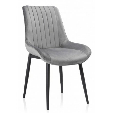 Стул на металлокаркасе Seda light gray 