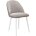 Стул DikLine 302 B03 BEIGE, ножки белые 