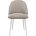 Стул DikLine 302 B03 BEIGE, ножки белые 
