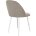 Стул DikLine 302 B03 BEIGE, ножки белые 