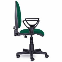Кресло BRABIX &quot;Prestige Ergo MG-311&quot;, регулируемая эргономичная спинка, ткань,черно-зеленое, 532421