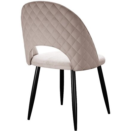 Стул DikLine 217 B03 BEIGE, ножки черные 