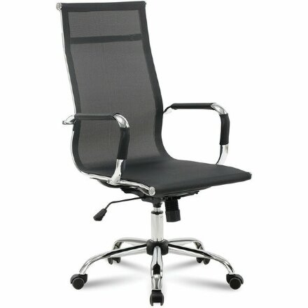 Кресло офисное BRABIX &quot;Line EX-530&quot;, хром, сетка, черное, 531846 Черный