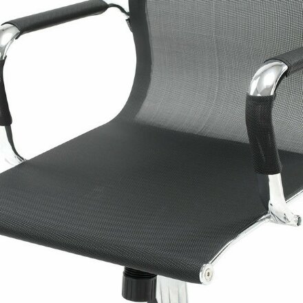 Кресло офисное BRABIX &quot;Line EX-530&quot;, хром, сетка, черное, 531846 Черный