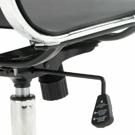 Кресло офисное BRABIX &quot;Line EX-530&quot;, хром, сетка, черное, 531846 Черный