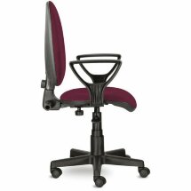 Кресло BRABIX &quot;Prestige Ergo MG-311&quot;, регулируемая эргономичная спинка, ткань, бордовое, 532422