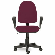 Кресло BRABIX &quot;Prestige Ergo MG-311&quot;, регулируемая эргономичная спинка, ткань, бордовое, 532422