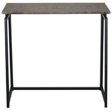 Стол на металлокаркасе BRABIX &quot;LOFT CD-001&quot;, 800х440х740 мм, складной, цвет морёный дуб, 641209 